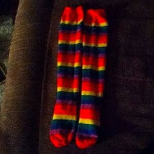 Knee-high socks rainbow